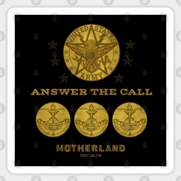 Answer The Call - Motherland Fort Salem Magnet by SurfinAly Design 